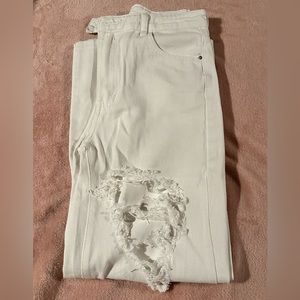 Distressed Flare Jeans